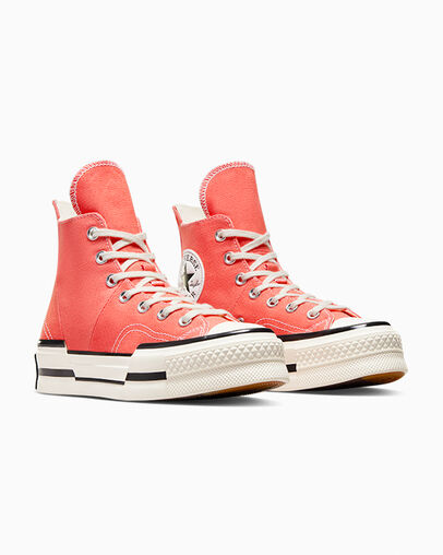 Converse Chuck 70 Plus Women Sneakers White / Black NZ | C-23961479
