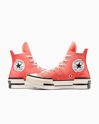 Converse Chuck 70 Plus Women Sneakers White / Black NZ | C-23961479