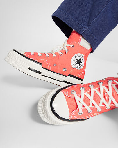 Converse Chuck 70 Plus Women Sneakers White / Black NZ | C-23961479