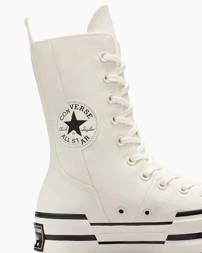 Converse Chuck 70 Plus XHi Men Sneakers White / Black NZ | C-05421639