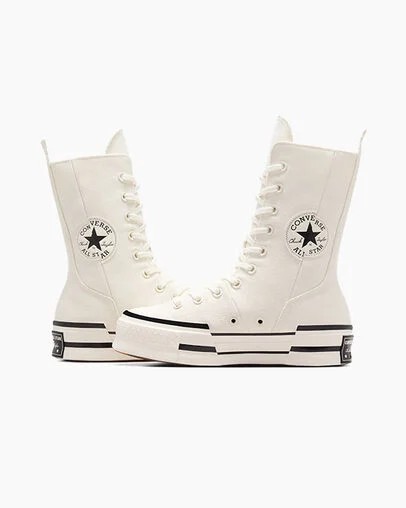 Converse Chuck 70 Plus XHi Men Sneakers White / Black NZ | C-05421639