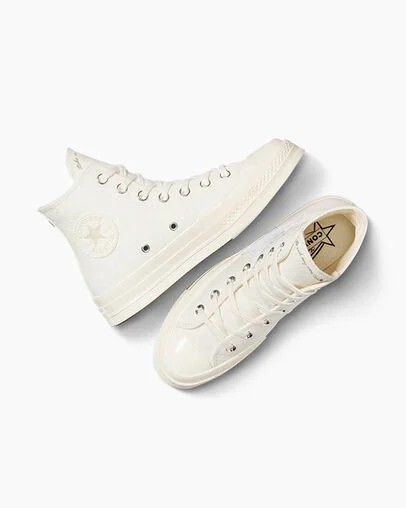 Converse Chuck 70 Stars Men Sneakers White / Beige NZ | C-16938549