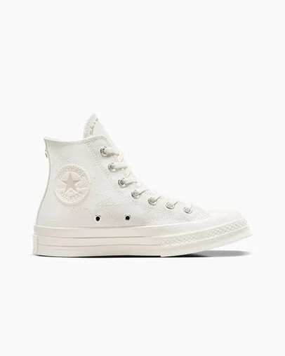 Converse Chuck 70 Stars Men Sneakers White / Beige NZ | C-16938549