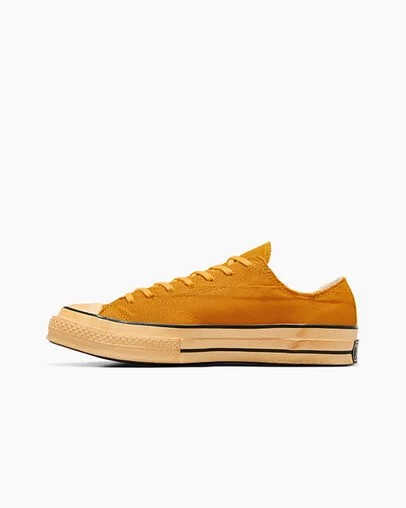 Converse Chuck 70 Upcycled Men Tennis Shoes Yellow / Black NZ | C-95847619