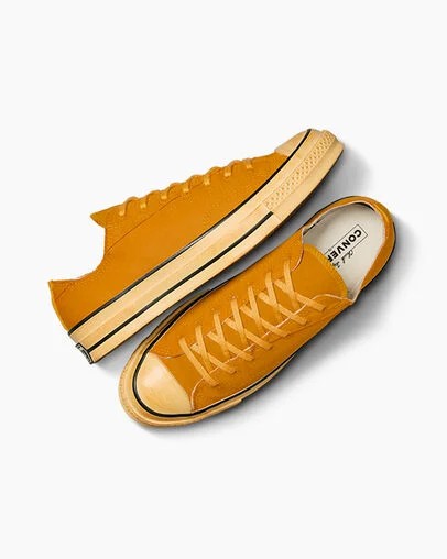 Converse Chuck 70 Upcycled Men Tennis Shoes Yellow / Black NZ | C-95847619