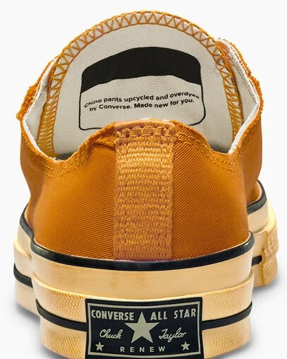 Converse Chuck 70 Upcycled Men Tennis Shoes Yellow / Black NZ | C-95847619