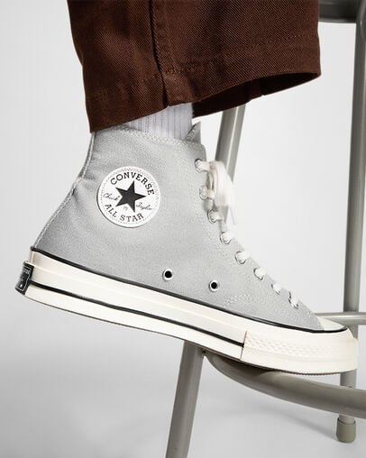 Converse Chuck 70 Women Canvas Shoes Grey / Black NZ | C-07845169