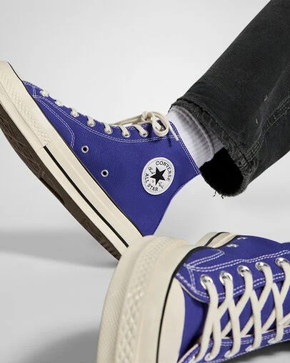Converse Chuck 70 Women Canvas Shoes Purple / Black NZ | C-82549379