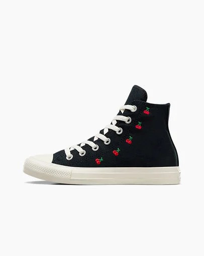 Converse Chuck Taylor All Star Cherries Women Sneakers Black / Red NZ | C-85347209
