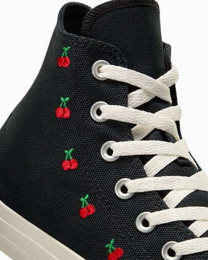 Converse Chuck Taylor All Star Cherries Women Sneakers Black / Red NZ | C-85347209
