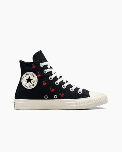 Converse Chuck Taylor All Star Cherries Women Sneakers Black / Red NZ | C-85347209