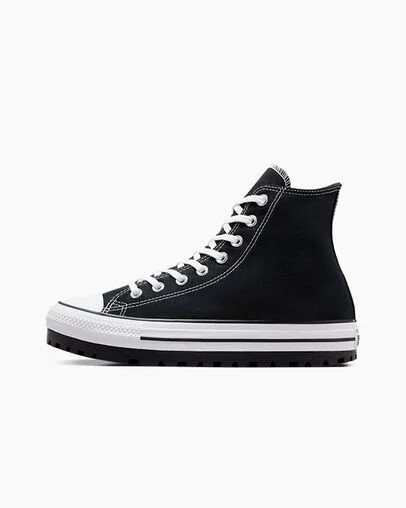 Converse Chuck Taylor All Star City Trek Men Sneakers Black / White NZ | C-37260849