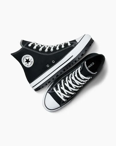 Converse Chuck Taylor All Star City Trek Men Sneakers Black / White NZ | C-37260849