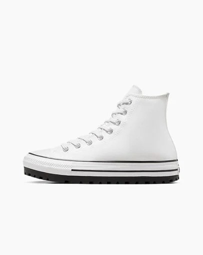 Converse Chuck Taylor All Star City Trek Men Sneakers White / Black NZ | C-09254769