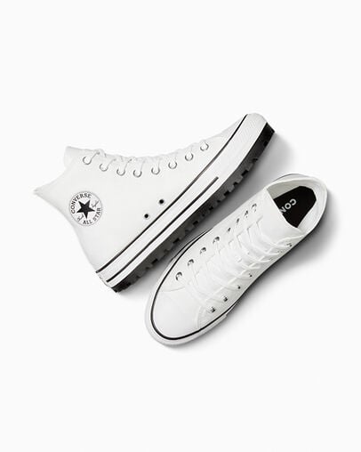 Converse Chuck Taylor All Star City Trek Women Sneakers White / Black NZ | C-42590679