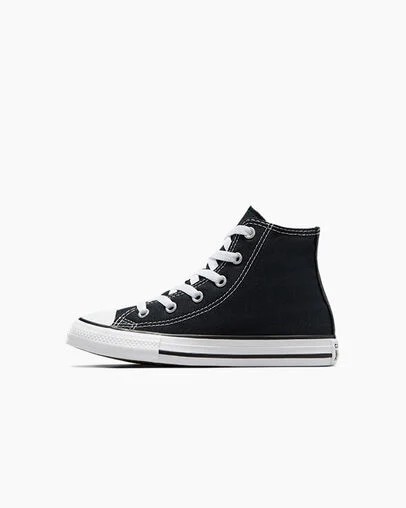 Converse Chuck Taylor All Star Classic Kids' Sneakers Black NZ | C-80726919
