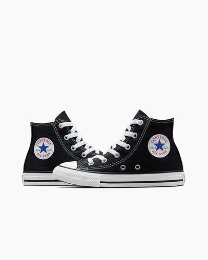 Converse Chuck Taylor All Star Classic Kids' Sneakers Black NZ | C-80726919