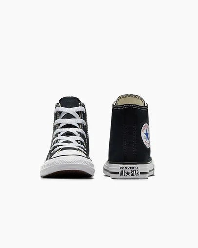 Converse Chuck Taylor All Star Classic Kids' Sneakers Black NZ | C-80726919