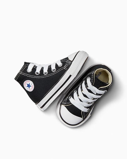 Converse Chuck Taylor All Star Classic Kids' Sneakers Black NZ | C-79318029