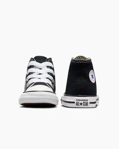 Converse Chuck Taylor All Star Classic Kids' Sneakers Black NZ | C-79318029
