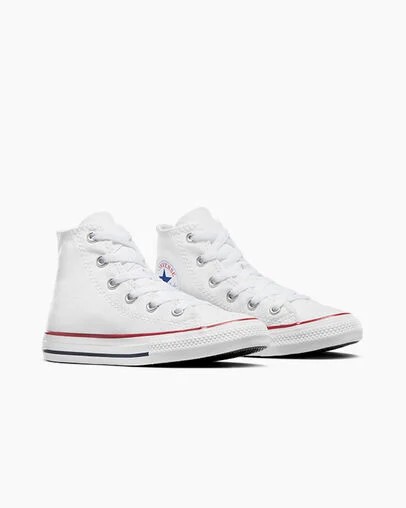 Converse Chuck Taylor All Star Classic Kids' Sneakers White NZ | C-10849379