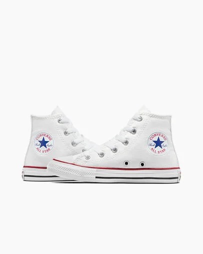Converse Chuck Taylor All Star Classic Kids' Sneakers White NZ | C-10849379