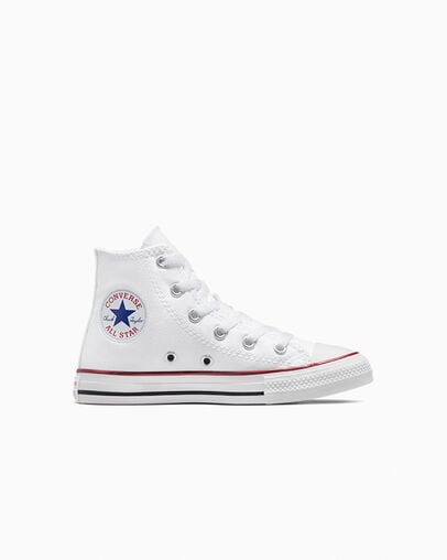 Converse Chuck Taylor All Star Classic Kids\' Sneakers White NZ | C-10849379