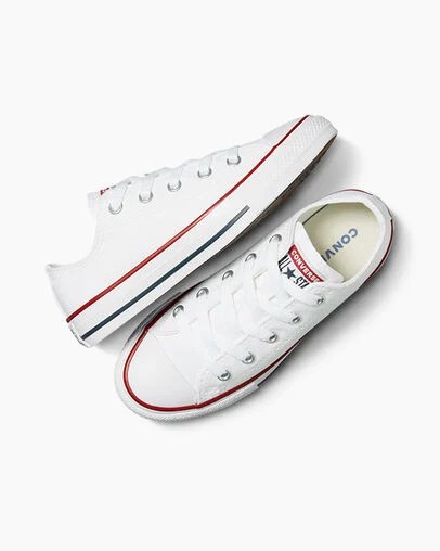 Converse Chuck Taylor All Star Classic Kids' Sneakers White NZ | C-98230519