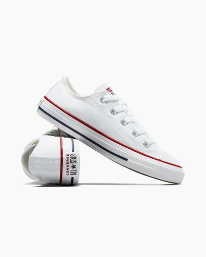Converse Chuck Taylor All Star Classic Kids' Sneakers White NZ | C-98230519