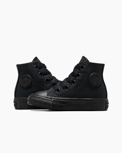 Converse Chuck Taylor All Star Classic Kids' Sneakers Black NZ | C-65830799