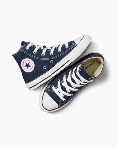 Converse Chuck Taylor All Star Classic Kids' Sneakers Navy NZ | C-39126709
