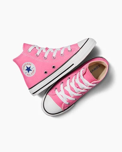 Converse Chuck Taylor All Star Classic Kids' Sneakers Pink NZ | C-48705969