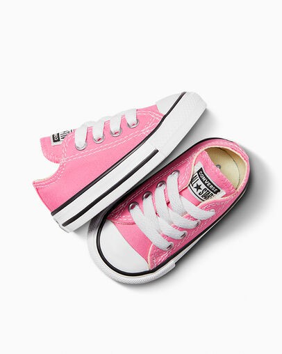 Converse Chuck Taylor All Star Classic Kids' Sneakers Pink NZ | C-15439789