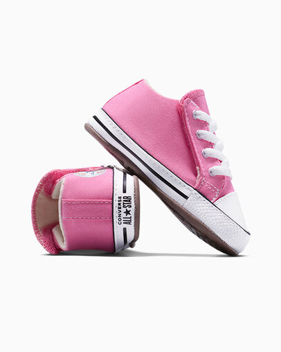 Converse Chuck Taylor All Star Cribster Kids' Canvas Shoes Pink / Beige White NZ | C-07829549