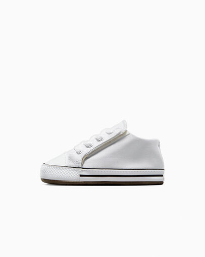 Converse Chuck Taylor All Star Cribster Kids' Canvas Shoes White / Beige White NZ | C-20345769