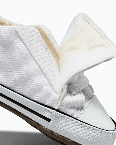 Converse Chuck Taylor All Star Cribster Kids' Canvas Shoes White / Beige White NZ | C-20345769