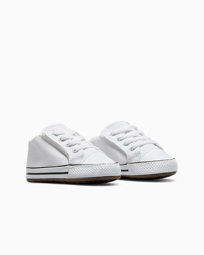 Converse Chuck Taylor All Star Cribster Kids' Canvas Shoes White / Beige White NZ | C-20345769