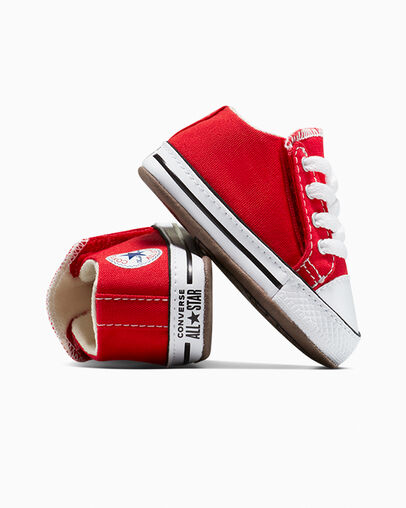 Converse Chuck Taylor All Star Cribster Kids' Canvas Shoes Red / Beige White NZ | C-91207389