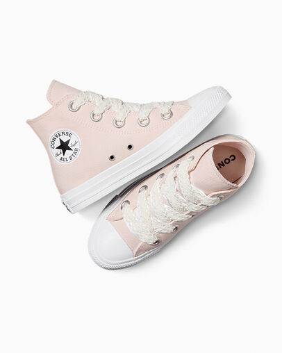 Converse Chuck Taylor All Star Crochet Laces Women Sneakers Pink / White / Black NZ | C-19843659