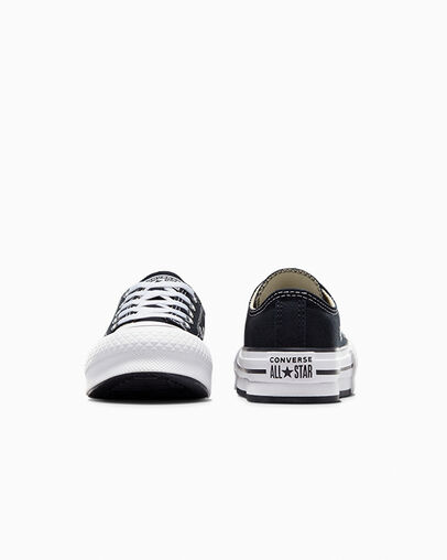 Converse Chuck Taylor All Star EVA Lift Kids' Platform Shoes Black / White NZ | C-54293109