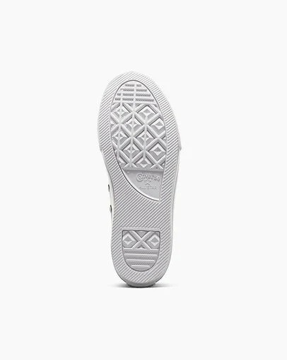Converse Chuck Taylor All Star EVA Lift Leather Kids' Platform Shoes Black / Beige White NZ | C-43928069