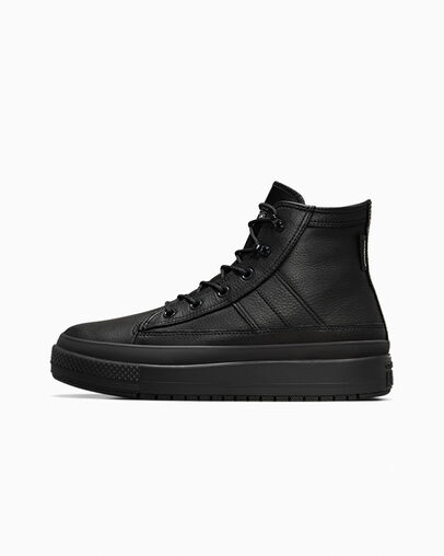 Converse Chuck Taylor All Star Equip Waterproof Women Sneakers Black / Dark Grey NZ | C-08731599