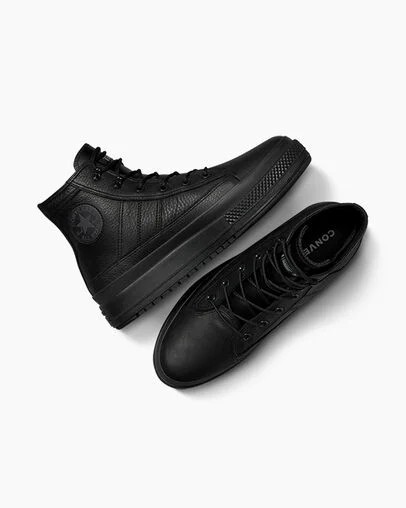 Converse Chuck Taylor All Star Equip Waterproof Women Sneakers Black / Dark Grey NZ | C-08731599
