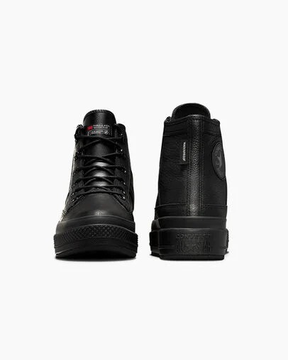 Converse Chuck Taylor All Star Equip Waterproof Women Sneakers Black / Dark Grey NZ | C-08731599