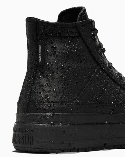 Converse Chuck Taylor All Star Equip Waterproof Women Sneakers Black / Dark Grey NZ | C-08731599