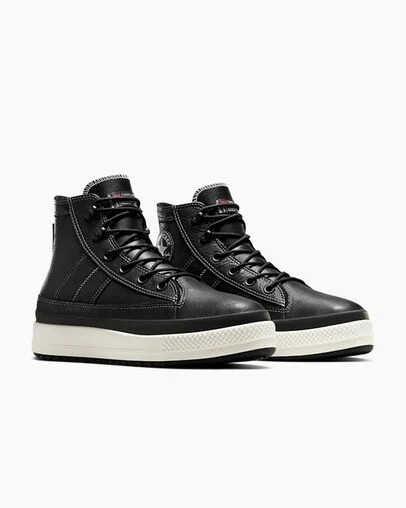 Converse Chuck Taylor All Star Equip Waterproof Men Sneakers Black / White NZ | C-46305179