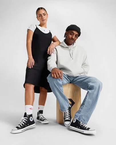 Converse Chuck Taylor All Star Kids' Canvas Shoes Black NZ | C-87964539