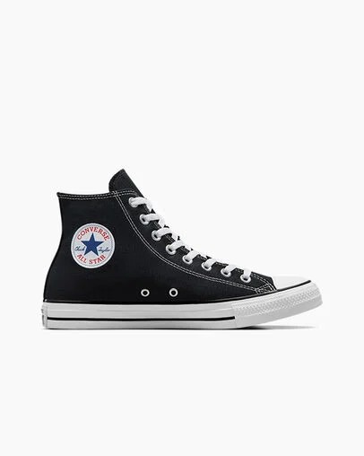 Converse Chuck Taylor All Star Kids\' Canvas Shoes Black NZ | C-87964539
