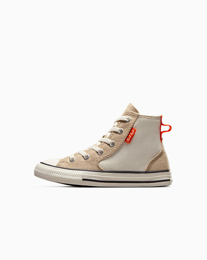 Converse Chuck Taylor All Star Kids' Canvas Shoes Beige / Orange NZ | C-30619759