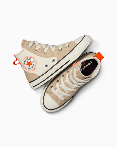 Converse Chuck Taylor All Star Kids' Canvas Shoes Beige / Orange NZ | C-30619759
